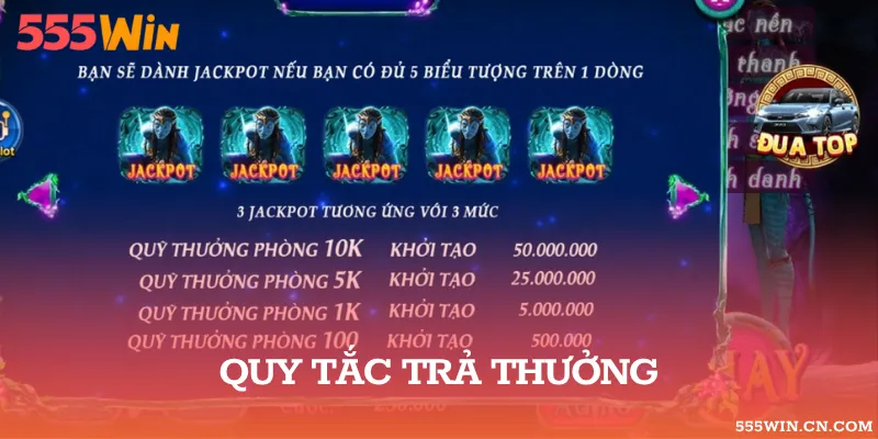 Quỹ thưởng hấp dẫn có thể nhận được